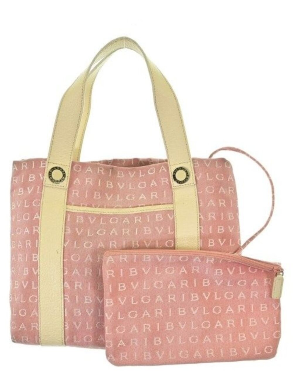 Bvlgari Logomania Tote Bag Pink